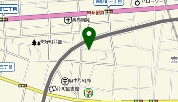 府中白百合幼稚園の地図画像