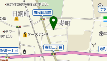 府中キリスト集会所の地図画像