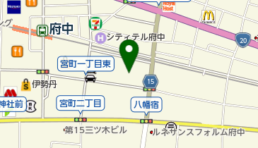 大井書店の地図画像