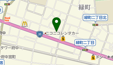 株式会社車検館府中店の地図画像