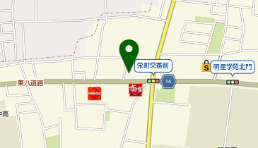 古美術赤青の地図画像