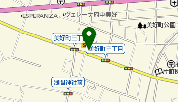 美好町獣医科病院の地図画像