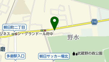 府中ペット園の地図画像