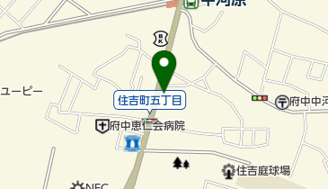 ほかべぇ中河原店の地図画像