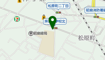 ミドリ安全株式会社立川支店の地図画像