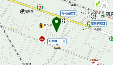 昭島市立 昭和会館の地図画像