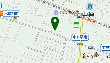 陵南セミナー中神教室の地図画像