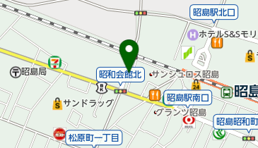 クリーニング白百合21昭島店の地図画像