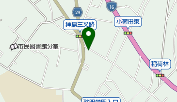 コメット自動車の地図画像