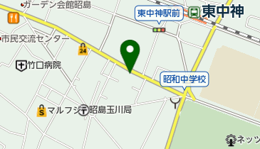 かものはし動物病院の地図画像