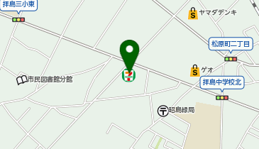 美容室イレブンカット昭島店の地図画像