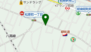 ニシカワ美容室の地図画像