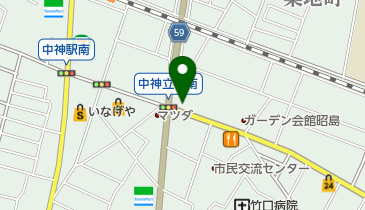 ごんにんごん 中神店の地図画像