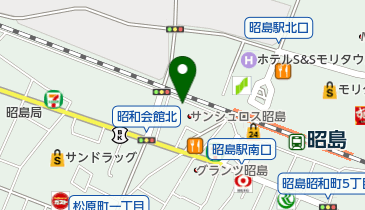 理容室スウィング昭島店の地図画像