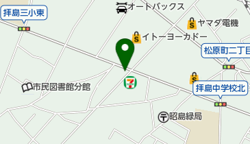 理容シャポーの地図画像