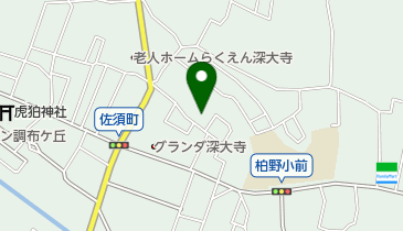 有限会社千葉運送 夜間用の地図画像