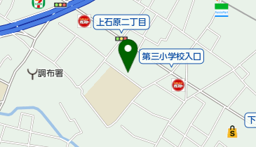 調布そろばん・パソコン教室の地図画像