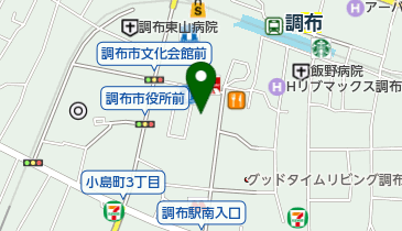 サンドラッグコスメプラス調布店の地図画像