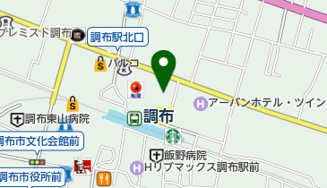 調布メガネセンターの地図画像
