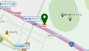 ミズノフットサルプラザ味の素スタジアムの地図画像
