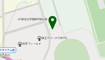 ミズノフットサルプラザ調布の地図画像