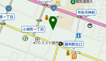 サレーヌ調布の地図画像