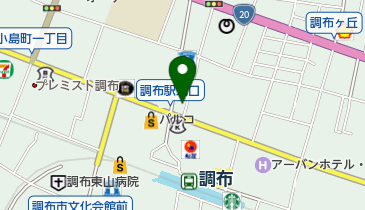 スリムビューティハウス 調布店の地図画像