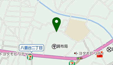 調布テニスクラブの地図画像