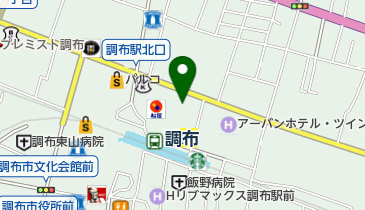 日焼けサロンSOLE調布店の地図画像