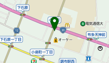 Qb House キュービーハウス 調布parco店 理容店 周辺のヘア 美容 ネイル Navitime