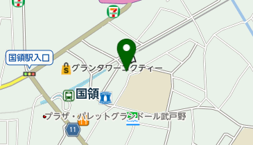 相田文具店の地図画像