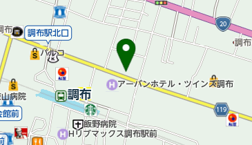 なかざわ文具店の地図画像