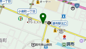 明治安田生命調布営業所の地図画像