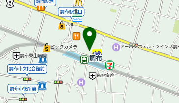株式会社メガネドラッグ 調布店の地図画像