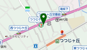 ソワンつつじヶ丘店の地図画像