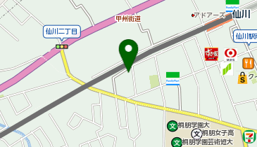 レストランなかむらの地図画像