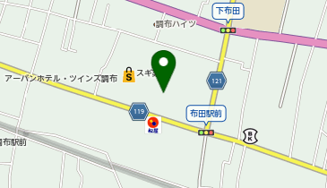 大西楽器店の地図画像