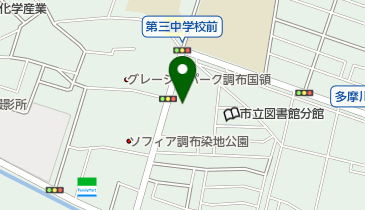 調布市役所 染地地域福祉センターの地図画像
