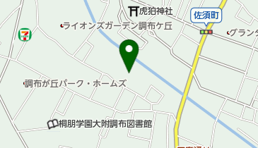調布市役所 調布ケ丘地域福祉センターの地図画像