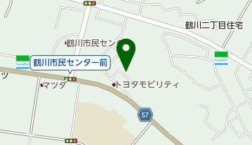 赤帽コータロー運送の地図画像