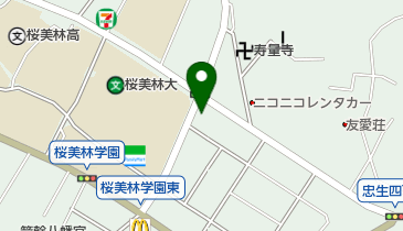 成弘建設株式会社の地図画像