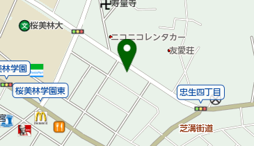 竹丸造園センター株式会社の地図画像