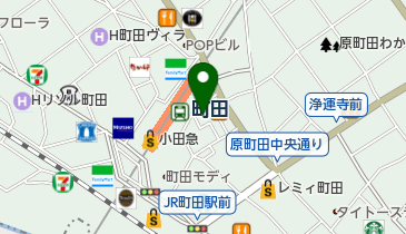天神屋町田店の地図画像