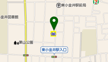 小金井かいわいの地図画像
