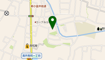 小金井市 前原町西之台会館の地図画像