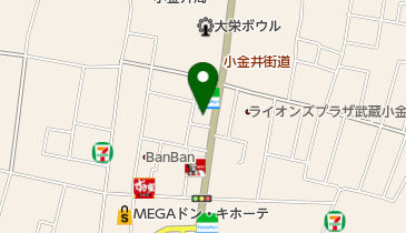 パソコン広場小金井の地図画像
