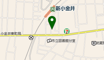 新こがねい整骨院の地図画像