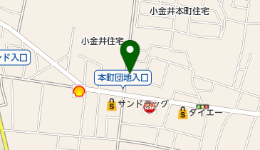 クリーニングの共栄 本店・小金井工場の地図画像