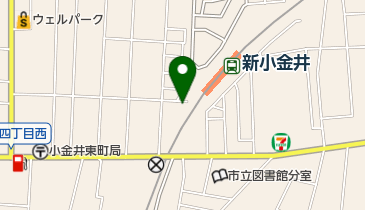 タローズハウス東小金井店の地図画像