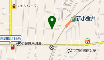亀屋菓子 新小金井店の地図画像